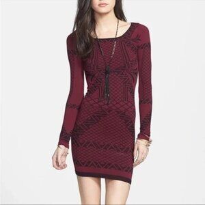 Intimately Free People Angles of Intarsia Bodycon Dress XS Small